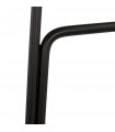 Tabouret de bar design gris en plastique et métal Monaco Mini