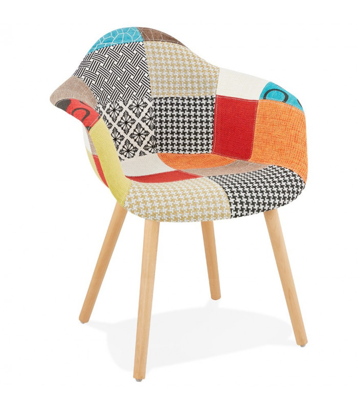 Fauteuil design en tissu Glimpse