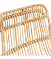 Tabouret de bar design naturel en bois et métal Giamatti
