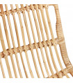 Tabouret de bar design naturel en bois et métal Giamatti Mini
