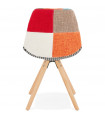 Chaise design en tissu et bois Marshall