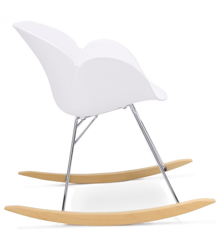 Fauteuil design blanc en plastique Firenz
