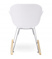 Fauteuil design blanc en plastique Firenz