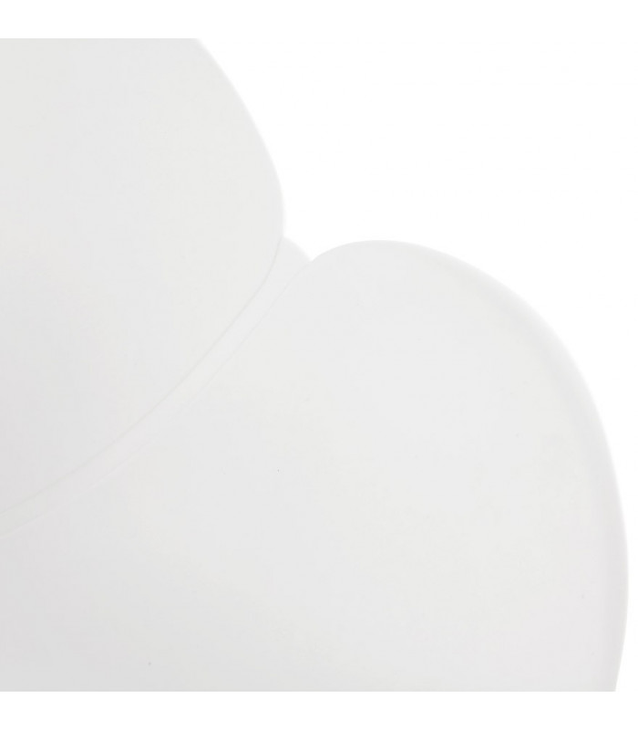 Fauteuil design blanc en plastique Firenz