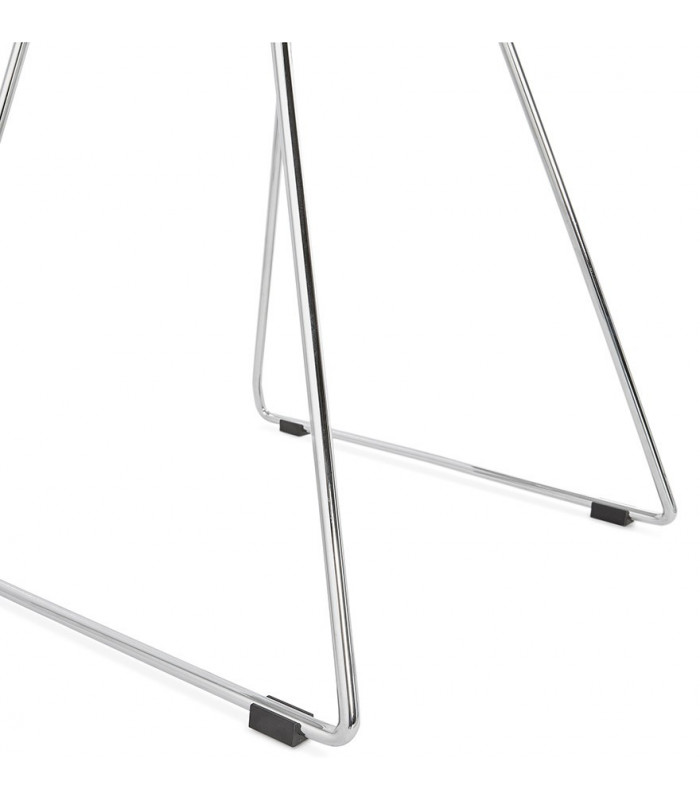 Fauteuil design gris foncé en tissu Ortona
