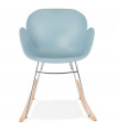 Fauteuil design bleu en plastique Firenz