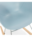 Fauteuil design bleu en plastique Firenz