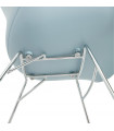 Fauteuil design bleu en plastique Firenz