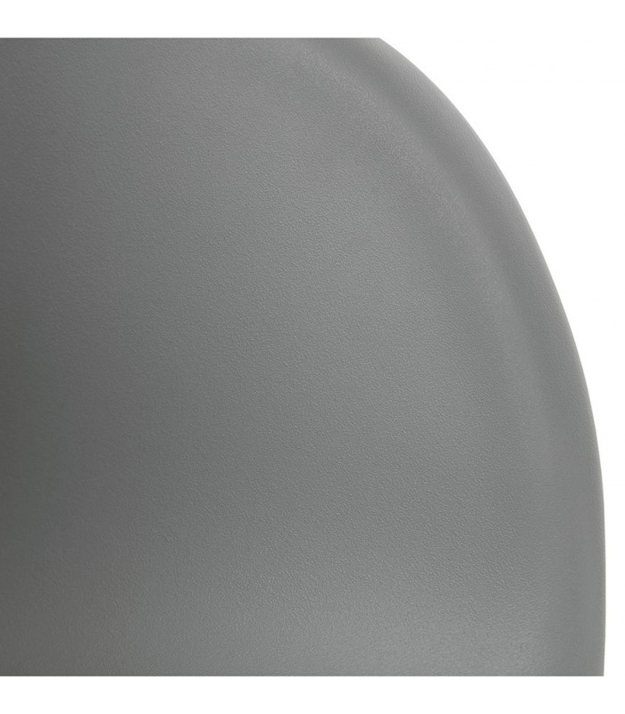 Fauteuil design gris en plastique Firenz