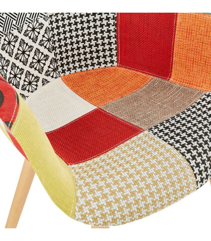 Fauteuil design en tissu Glimpse