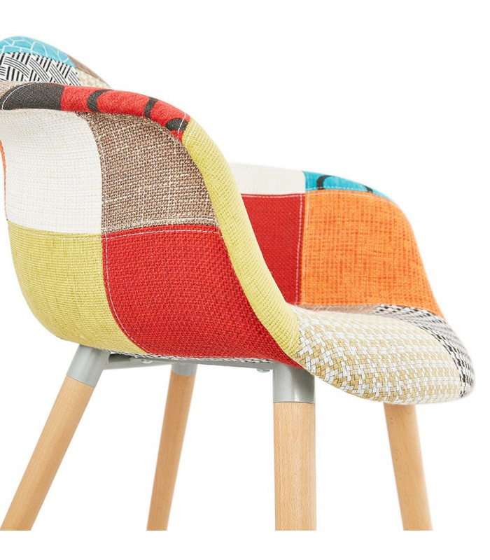 Fauteuil design en tissu Glimpse
