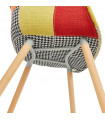 Fauteuil design en tissu Glimpse