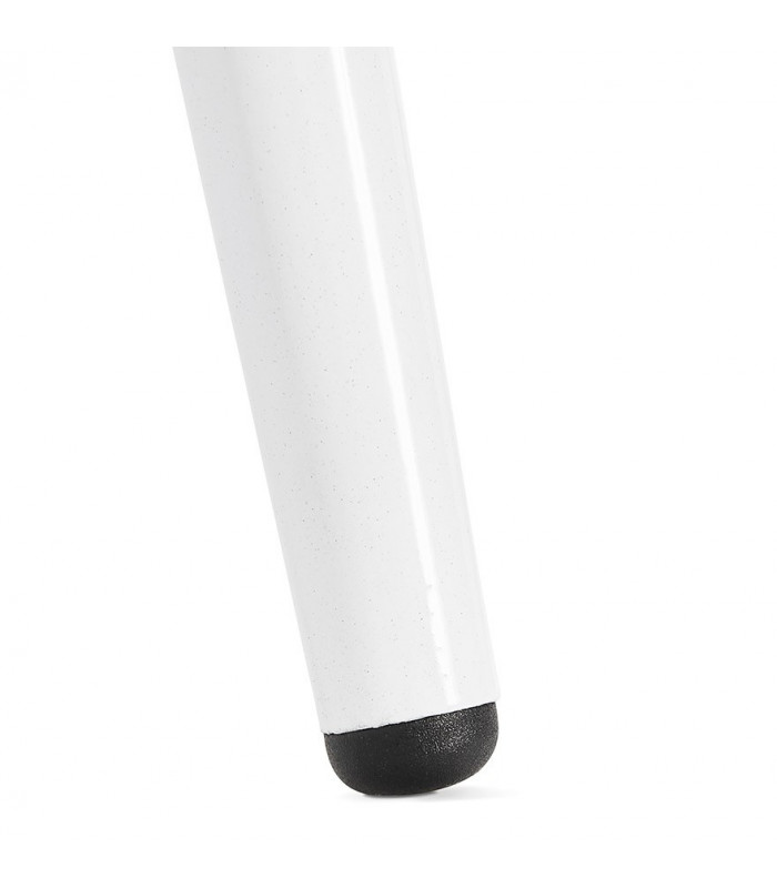 Fauteuil design blanc en plastique Nadina