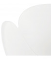 Fauteuil design blanc en plastique Malia