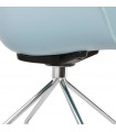 Fauteuil design bleu en plastique Malia