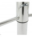 Tabouret de bar design blanc en plastique Plasma