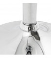 Tabouret de bar design blanc en plastique Plasma