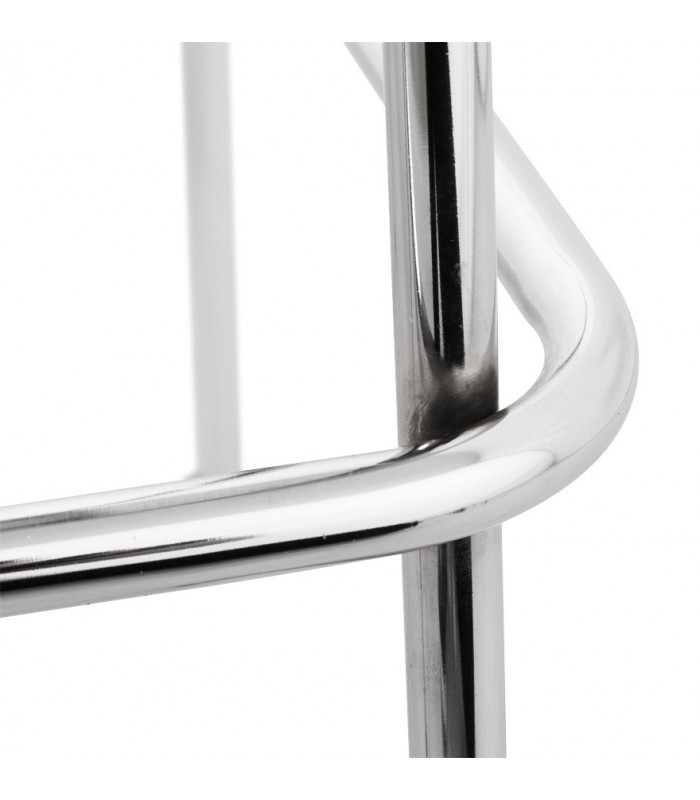 Tabouret de bar design noir en bois Broco