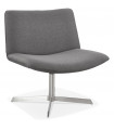 Chaise design gris foncé en tissu Arlow