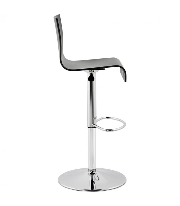 Tabouret de bar design noir en bois Marlow