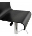 Tabouret de bar design noir en bois Marlow