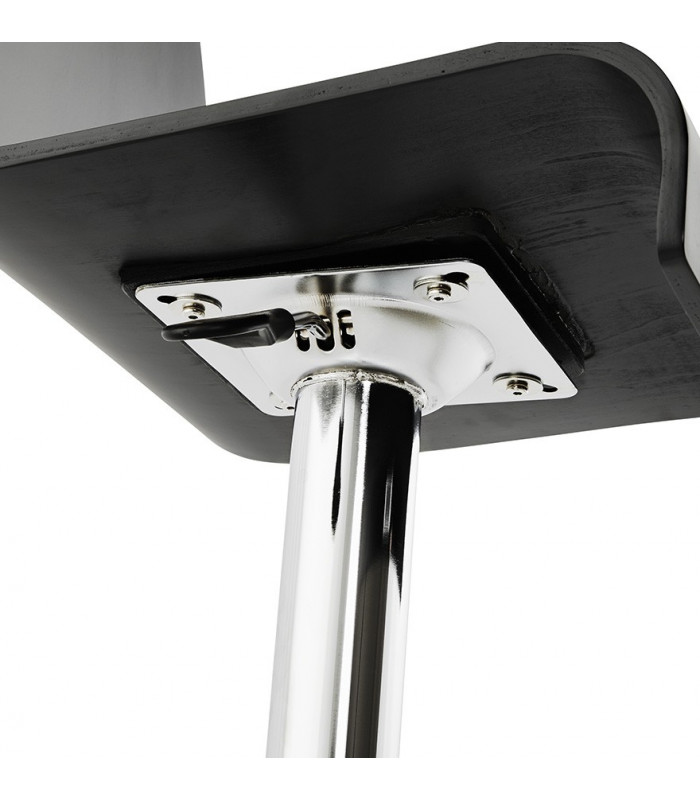 Tabouret de bar design noir en bois Marlow