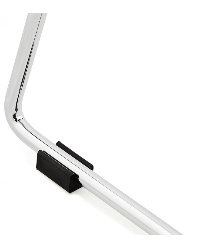 Tabouret de bar design noir en plastique Livia