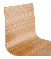 Tabouret de bar design zebré en bois Broco