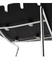 Tabouret de bar design noir en plastique Livia