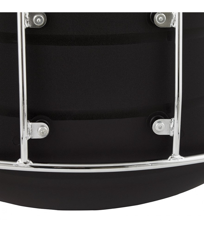 Tabouret de bar design noir en plastique Livia
