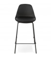 Tabouret de bar design noir en plastique Confetti Mini