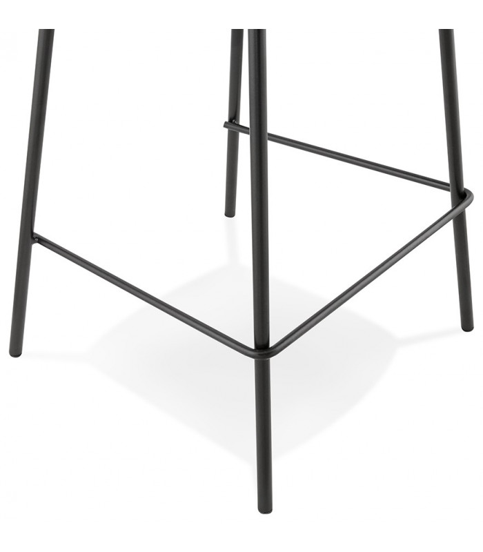 Tabouret de bar design noir en plastique Confetti Mini