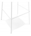 Tabouret de bar design blanc en plastique Confetti