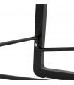 Tabouret de bar design noir en plastique Hoopla Mini