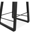 Tabouret de bar design gris en plastique Hoopla Mini