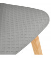 Tabouret de bar design gris en plastique Allegra