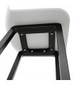 Tabouret de bar design blanc en plastique Hoopla Mini