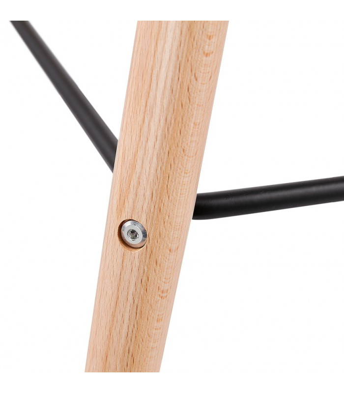 Tabouret de bar design blanc en plastique Harewood Mini