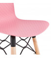 Tabouret de bar design rose en plastique Canning Mini