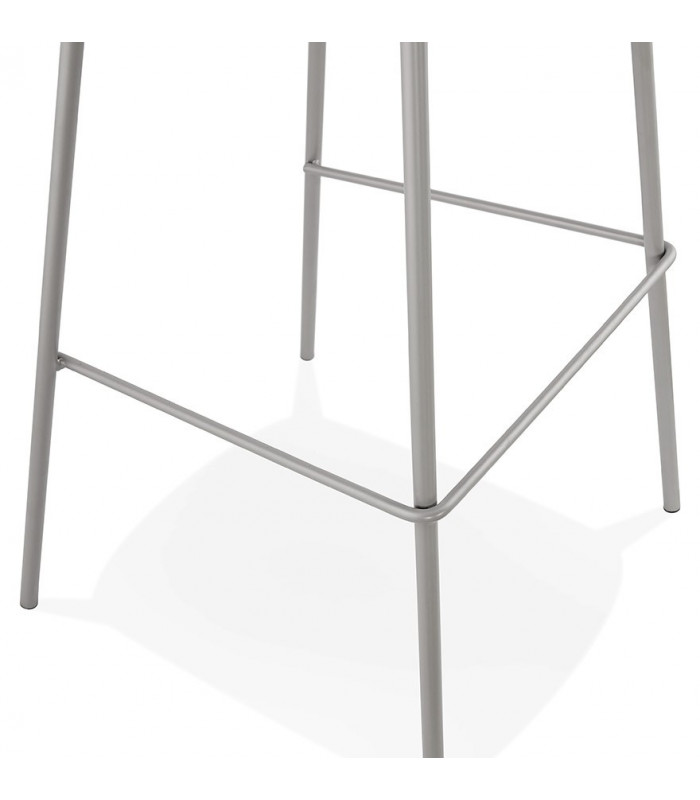 Tabouret de bar design gris en plastique Confetti Mini