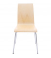 chaise design (non empilable) naturel en bois Boyer