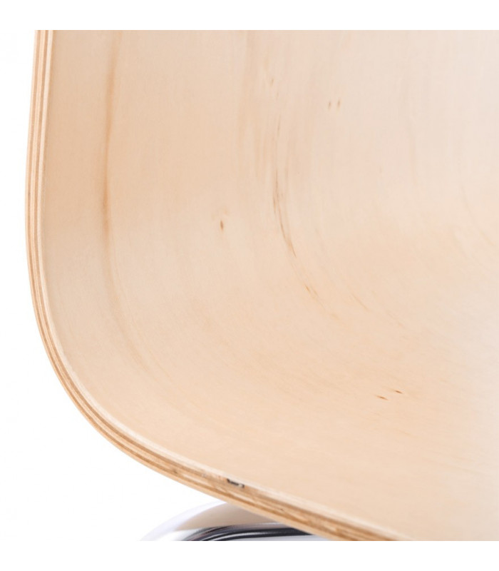 chaise design (non empilable) naturel en bois Boyer