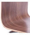 chaise design (non empilable) noyer en bois Boyer