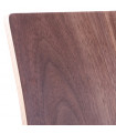 chaise design (non empilable) noyer en bois Boyer