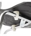 Chaise design noir en bois Knight