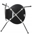 Chaise design noir en bois Knight