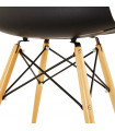 Chaise design noir en plastique Nautical