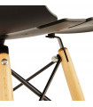 Chaise design noir en plastique Nautical
