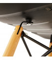 Chaise design noir en plastique Nautical