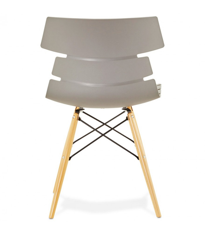 Chaise design gris en plastique Nautical